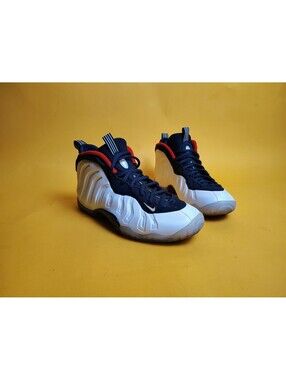 Nike Little Posite One Olympic USA White Navy Red GS 6.5Y Women 8 SB 644791-403